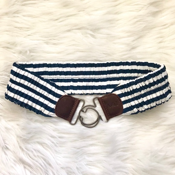 Abercrombie & Fitch Accessories - [A&F] Striped Scrunched Belt
